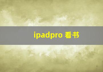 ipadpro 看书